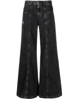 DIESEL D-akii 068hn ブーツカット ジーンズ - ブラック