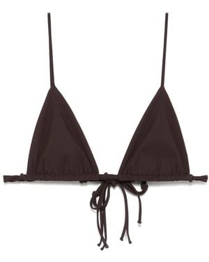 Jil Sander Tangle Bikini Top - Brown