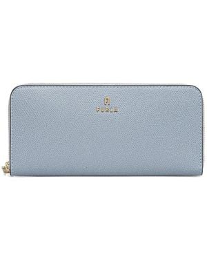 Furla Logo-Lettering Wallet - Grey