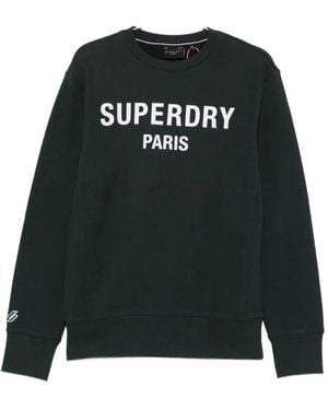 Superdry Logo-print Sweatshirt - ブラック