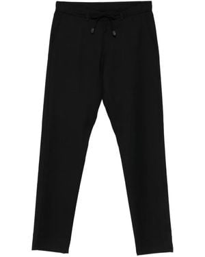 Canali Drawstring Trousers - Black
