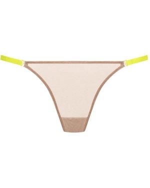 Maison Close Corps À Corps Mini Thong - White