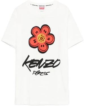 KENZO Boke-Flower Paris T-Shirt - White