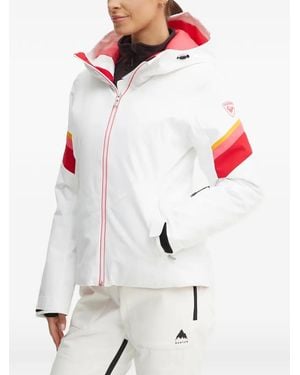 Rossignol Strawpile Hooded Ski Jacket - White