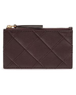 Tory Burch Card Case Fleming - Purple