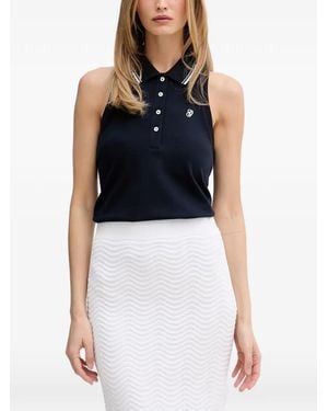 GANT Sleeveless Polo Top - Blue