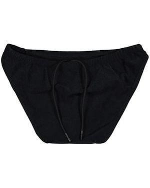 GmbH Bañador Con Cintura Con Cordones - Negro