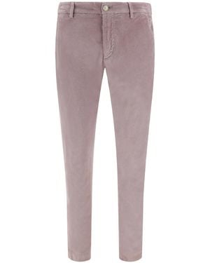 Hand Picked Cotton Pants - Purple