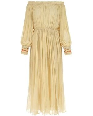 Chloé Off-Shoulder Dress - Yellow