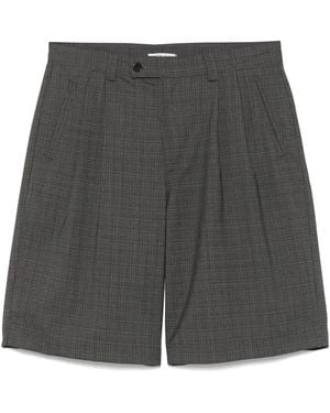 Carter Young Roy Pleated Shorts - Grey