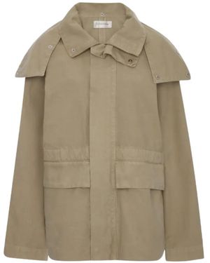 Victoria Beckham Veste À Poches À Rabat - Natural
