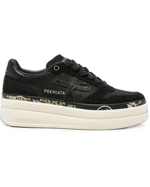 Premiata Micol Platform Sneakers - Black