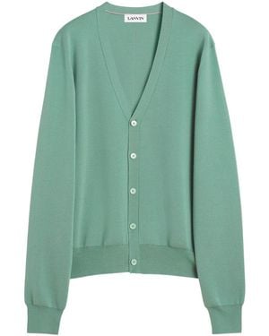 Lanvin Merino-Wool Cardigan - Green