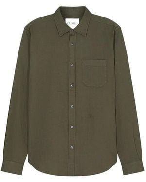 Closed Patch-Pocket Shirt - Green