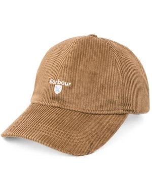 Barbour Preston Corduroy Cap - Natural