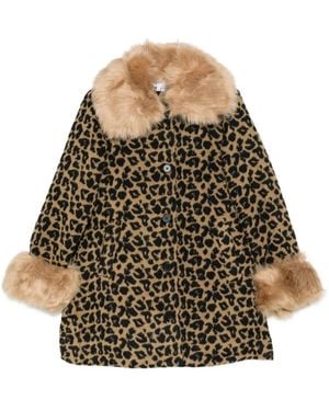 Never Fully Dressed Leopard-print coat - Neutro
