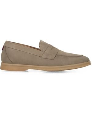 Bally Suede Loafers - Gray