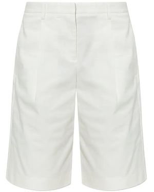 Matteau Chino-Shorts Mit Bundfalten - Weiß