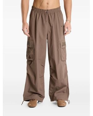 PUMA X Ripndip Logo-Print Cargo Trousers - Brown