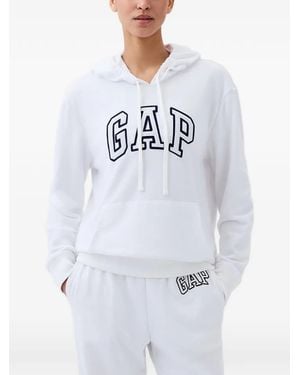 Gap Katoenen Hoodie - Wit