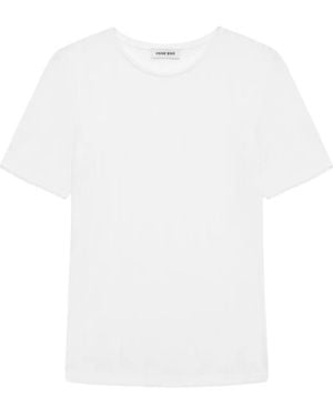Anine Bing Pia Tee Off - White