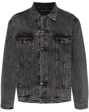 Y. Project Logo-Patch Denim Jacket - Black