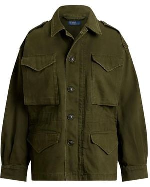Polo Ralph Lauren Cropped Field Jacket - Green