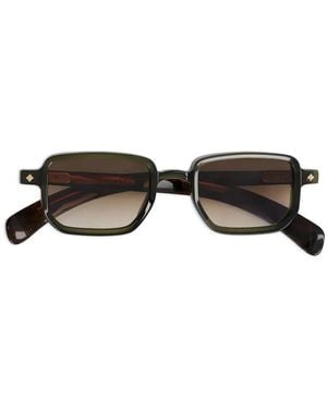 Sato Eyewear Ran Square-Frame Sunglasses - Brown