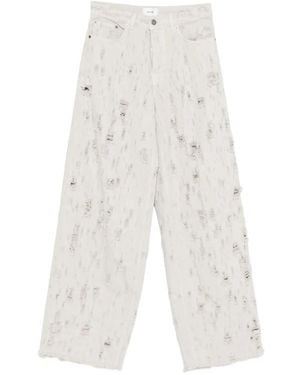 Haikure Bethany Bull Destroy Distressed Jeans - White