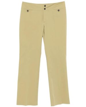 Etro Cotton Elastane Trousers - Natural
