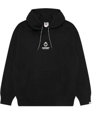 Aape By A Bathing Ape Logo-Details Hoodie - Black