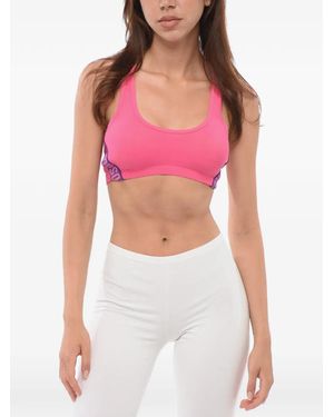 DSquared² Logo-Tape Racerback Sports Bra - Red