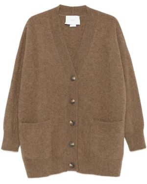 Vanisé Button-Up Cardigan - Brown