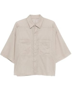 Rick Owens Chemise À Poches Multiples - White