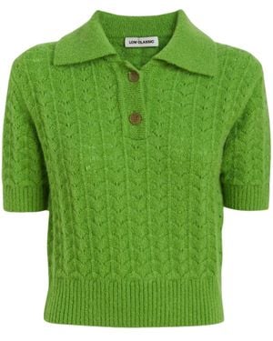 Low Classic Knitted T-Shirt - Green