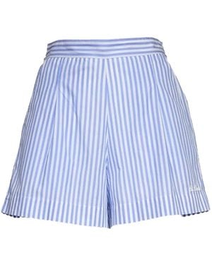 MC2 Saint Barth Short Rayé Amani - Blue