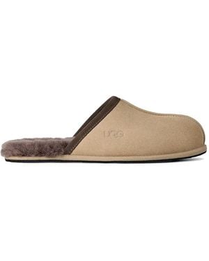 UGG Trimmed Slippers - White