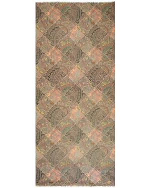 Etro Printed Cashmere Scarf - Natural