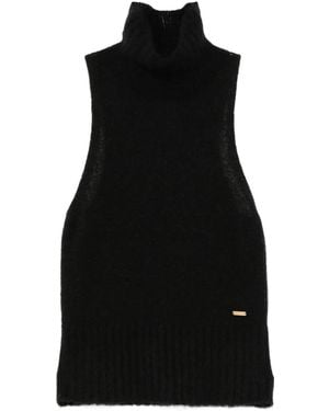 Tom Ford Logo-Plaque Vest - Black