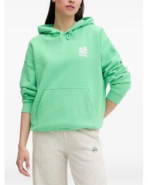 Rip Curl Sudadera Surf Puff Heritage Con Capucha Y Logo - Verde