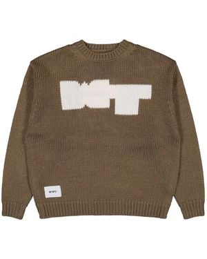 WTAPS Maglione Poly Girocollo - Marrone