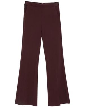 Imperial Pressed-Crease Trousers - Purple