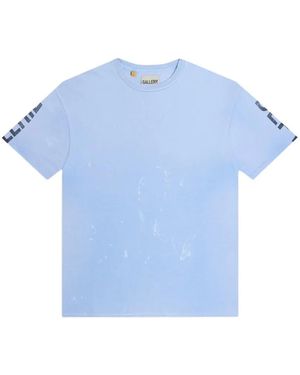 GALLERY DEPT. Painted Logo-Print T-Shirt - Blue