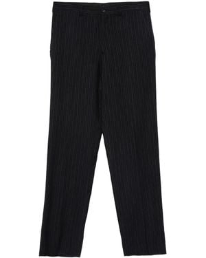 Yohji Yamamoto Gestreepte Broek - Zwart