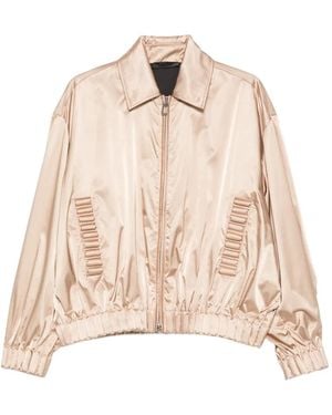 RAXXY Satin Bomber Jacket - Metallic