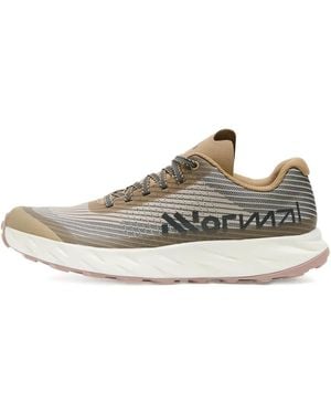 NNormal Textured Lace-Up Sneakers - Natural
