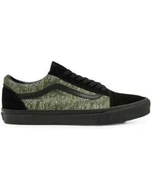 Vans Old Skool Camouflage-Print Trainers - Green