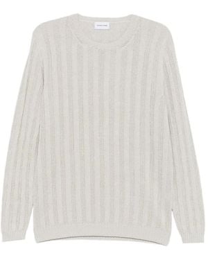 Scaglione Ribbed Knit Jumper - White