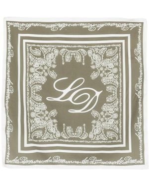 Les Deux Paisley-print Scarf - メタリック