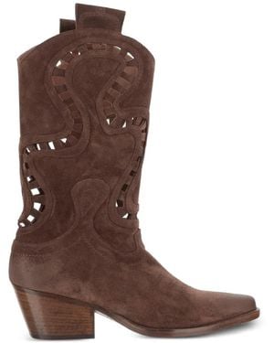 Sartore Botas Con Aberturas - Marrón